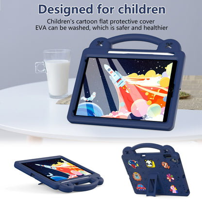 For iPad 10.2 (2021) / (2019) / (2020) Portable EVA Case Shockproof Tablet Cover Anti-Scratch Case with Kickstand