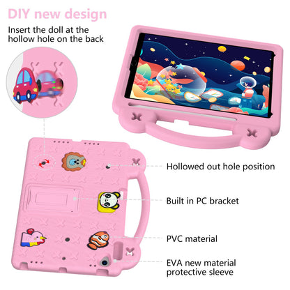 For iPad 10.2 (2021) / (2019) / (2020) Portable EVA Case Shockproof Tablet Cover Anti-Scratch Case with Kickstand