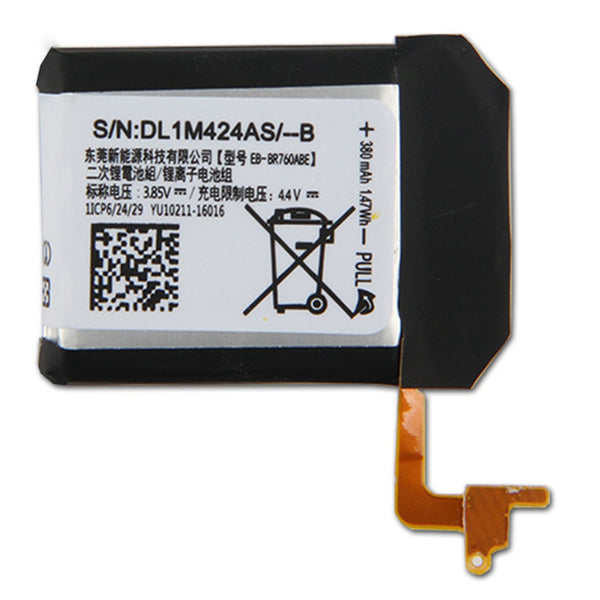 For Samsung Gear S3 Frontier / S3 Classic 3.85V 380mAh Rechargeable Li-ion Battery Part (Encode: EB-BR760AB) (without Logo)