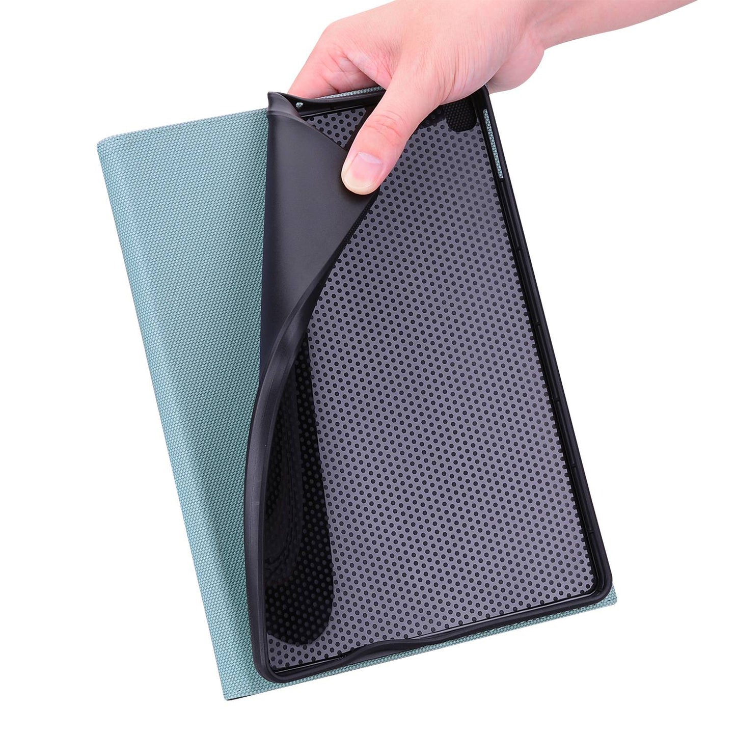 For Lenovo Tab P11 TB-J606F / Tab P11 5G Stand Tablet Case Business Style Splicing Anti-drop Protective Cover with Card Holder and Pen Holder Loop
