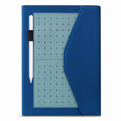 For Lenovo Tab P11 TB-J606F / Tab P11 5G Stand Tablet Case Business Style Splicing Anti-drop Protective Cover with Card Holder and Pen Holder Loop