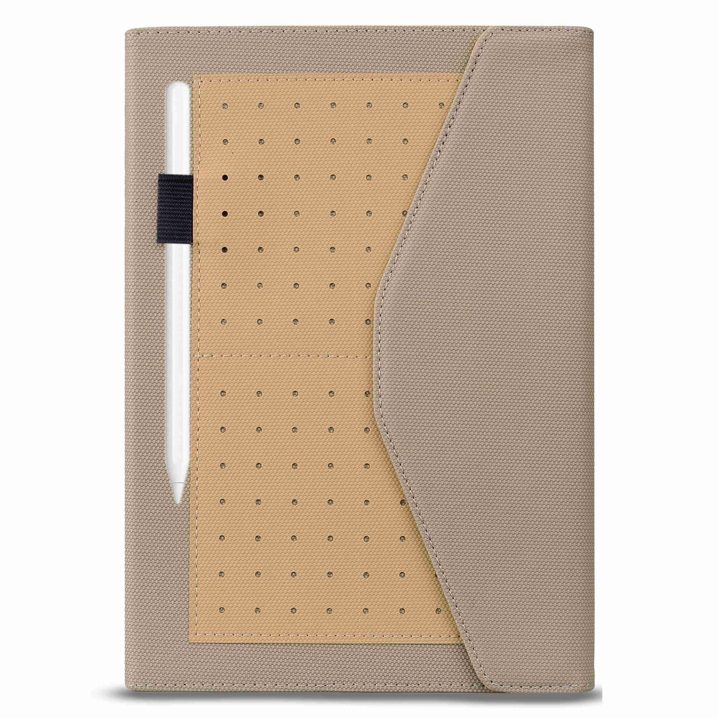 For Lenovo Tab P11 TB-J606F / Tab P11 5G Stand Tablet Case Business Style Splicing Anti-drop Protective Cover with Card Holder and Pen Holder Loop