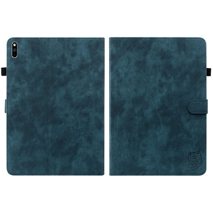 For Huawei MatePad Pro 10.8 (2021) Cute Tiger Pattern Imprinted Tablet Case Adjustable Stand Design TPU+PU Leather Shell with Card Slot