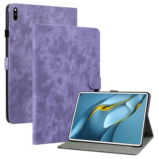 For Huawei MatePad Pro 10.8 (2021) Cute Tiger Pattern Imprinted Tablet Case Adjustable Stand Design TPU+PU Leather Shell with Card Slot