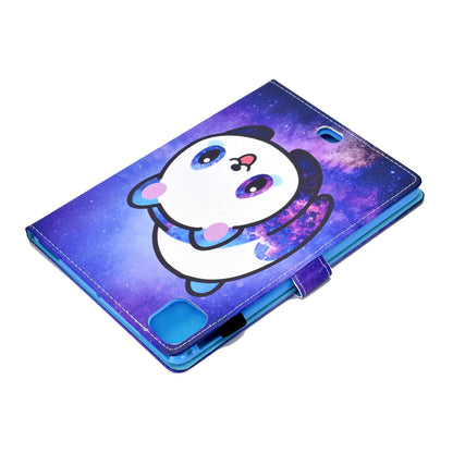 For iPad Pro 11-inch (2018) / (2020) / Air (2020) / (2022) Pattern Printing Tablet Case Stitching PU Leather Card Slots Stand Cover with Pencil Holder