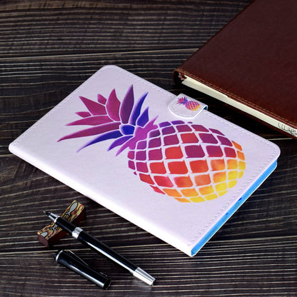 For iPad Pro 11-inch (2018) / (2020) / Air (2020) / (2022) Pattern Printing Tablet Case Stitching PU Leather Card Slots Stand Cover with Pencil Holder