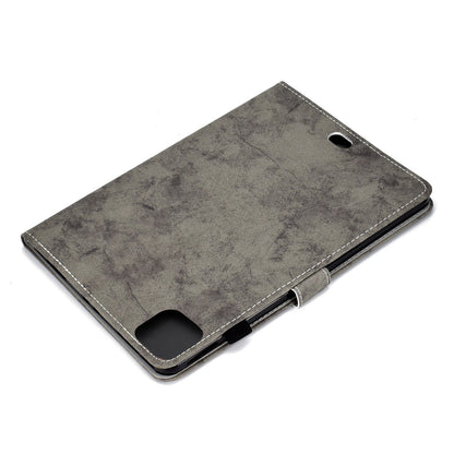 For iPad Pro 11-inch (2018) / (2020) / Air (2020) / (2022) Cloth Texture Tablet Case Solid Color PU Leather Anti-scratch Stand Flip Magnetic Cover with Card Holder