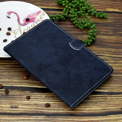 For iPad Pro 11-inch (2018) / (2020) / Air (2020) / (2022) Cloth Texture Tablet Case Solid Color PU Leather Anti-scratch Stand Flip Magnetic Cover with Card Holder