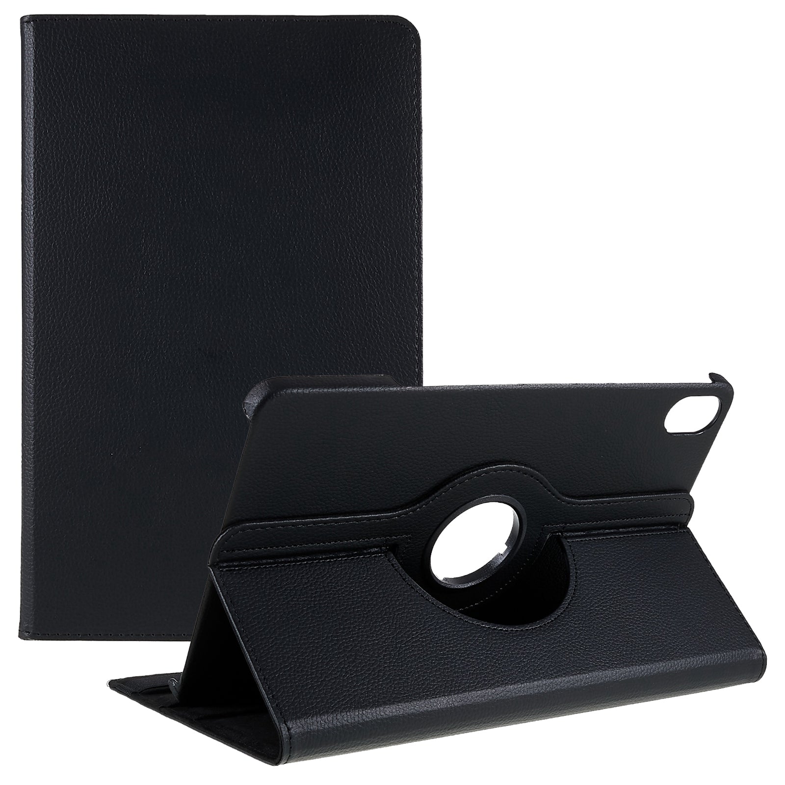For Honor Pad 8 Drop-proof Anti-shock Leather Tablet Case 360-degree Rotating Protective Cover with Stand