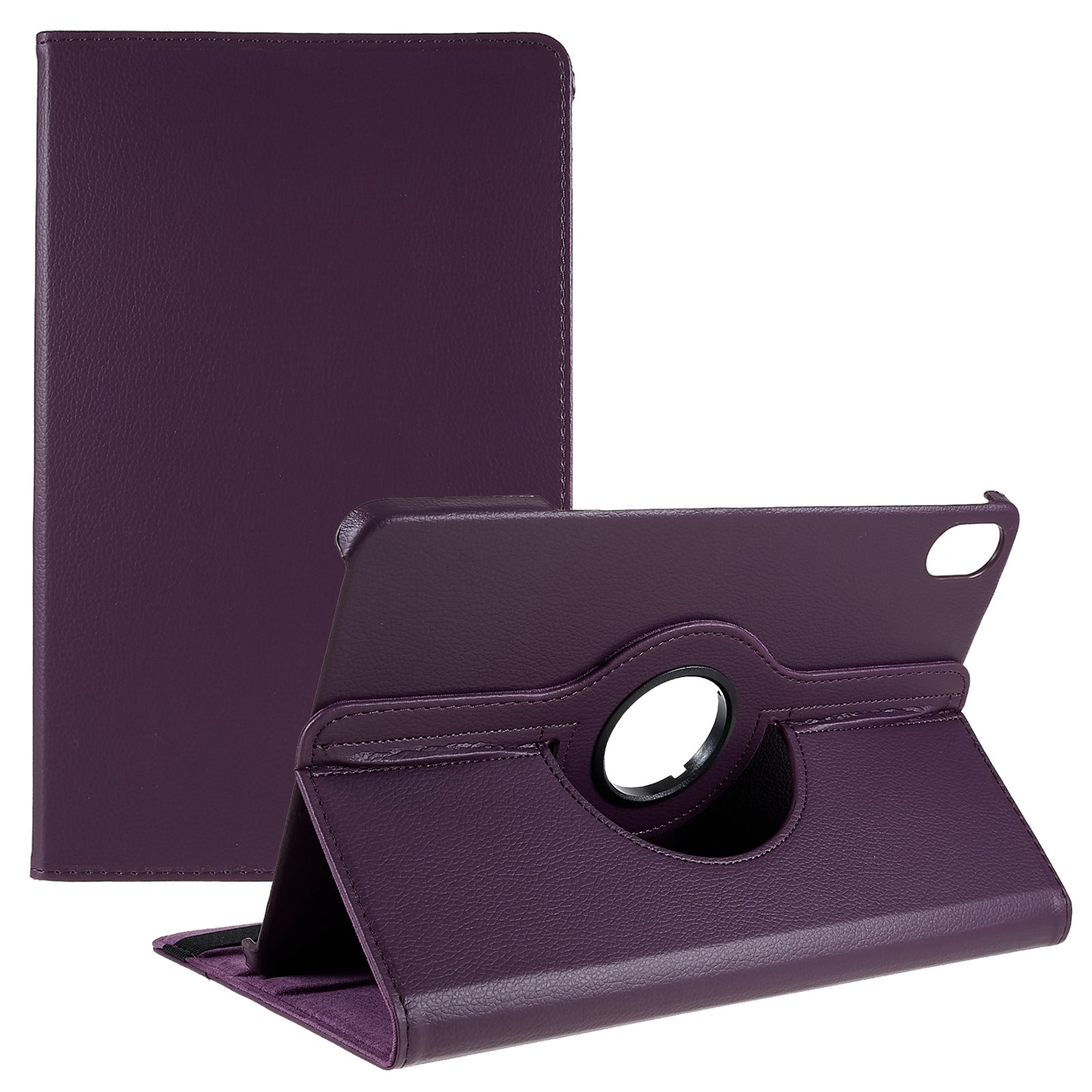 For Honor Pad 8 Drop-proof Anti-shock Leather Tablet Case 360-degree Rotating Protective Cover with Stand