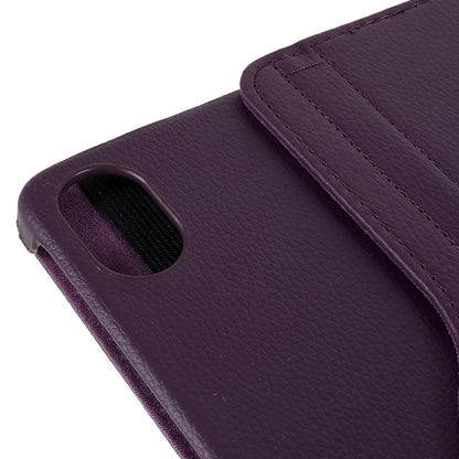 For Honor Pad 8 Drop-proof Anti-shock Leather Tablet Case 360-degree Rotating Protective Cover with Stand