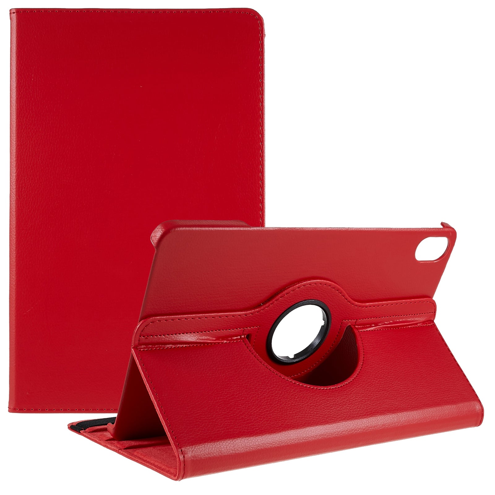 For Honor Pad 8 Drop-proof Anti-shock Leather Tablet Case 360-degree Rotating Protective Cover with Stand