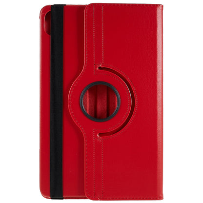 For Honor Pad 8 Drop-proof Anti-shock Leather Tablet Case 360-degree Rotating Protective Cover with Stand