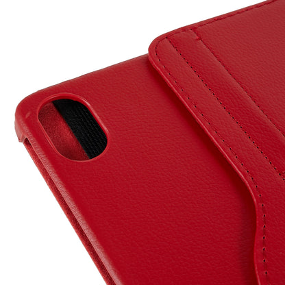 For Honor Pad 8 Drop-proof Anti-shock Leather Tablet Case 360-degree Rotating Protective Cover with Stand