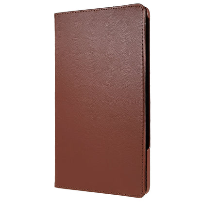 For Honor Pad 8 Drop-proof Anti-shock Leather Tablet Case 360-degree Rotating Protective Cover with Stand