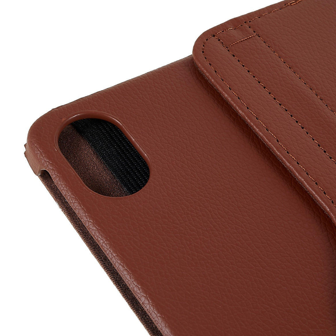 For Honor Pad 8 Drop-proof Anti-shock Leather Tablet Case 360-degree Rotating Protective Cover with Stand