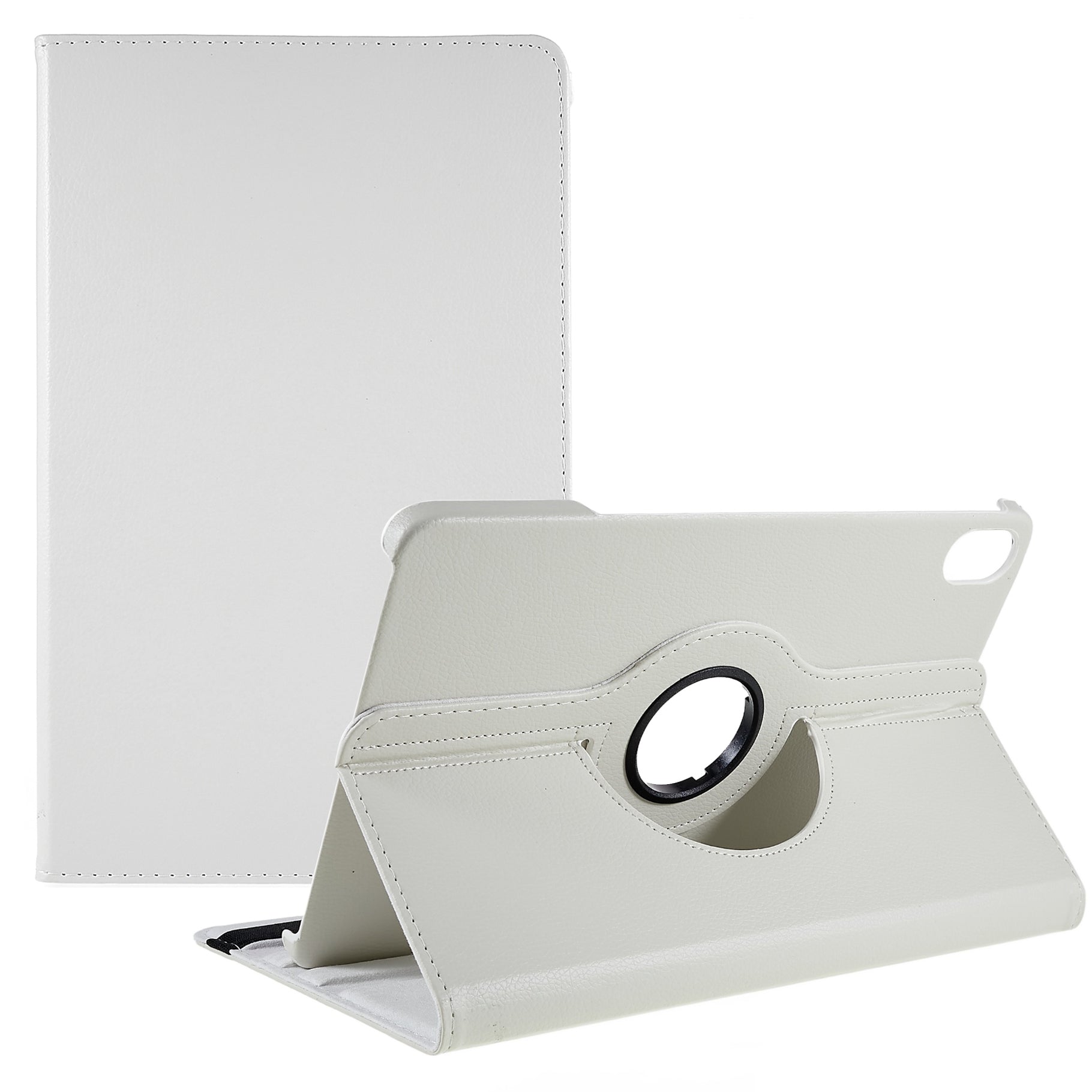For Honor Pad 8 Drop-proof Anti-shock Leather Tablet Case 360-degree Rotating Protective Cover with Stand