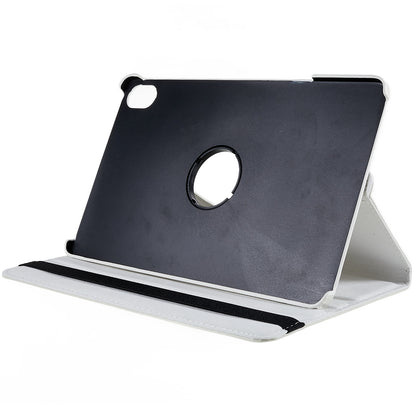 For Honor Pad 8 Drop-proof Anti-shock Leather Tablet Case 360-degree Rotating Protective Cover with Stand