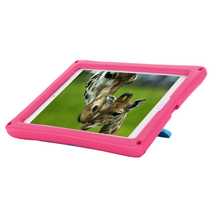 For iPad Air (2013) / Air 2 / iPad 9.7-inch (2017) / (2018) Shockproof EVA + PC Tablet Cover Kickstand Protective Case with Shoulder Strap