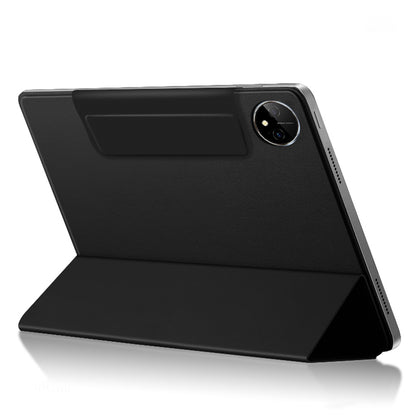 For Huawei MatePad Pro 11 (2022) Magnetic Closing PU Leather Tablet Case Folio Flip Tri-fold Stand Design Cover