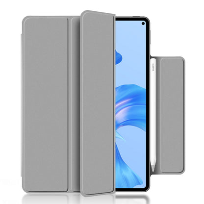 For Huawei MatePad Pro 11 (2022) Magnetic Closing PU Leather Tablet Case Folio Flip Tri-fold Stand Design Cover