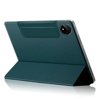For Huawei MatePad Pro 11 (2022) Magnetic Closing PU Leather Tablet Case Folio Flip Tri-fold Stand Design Cover