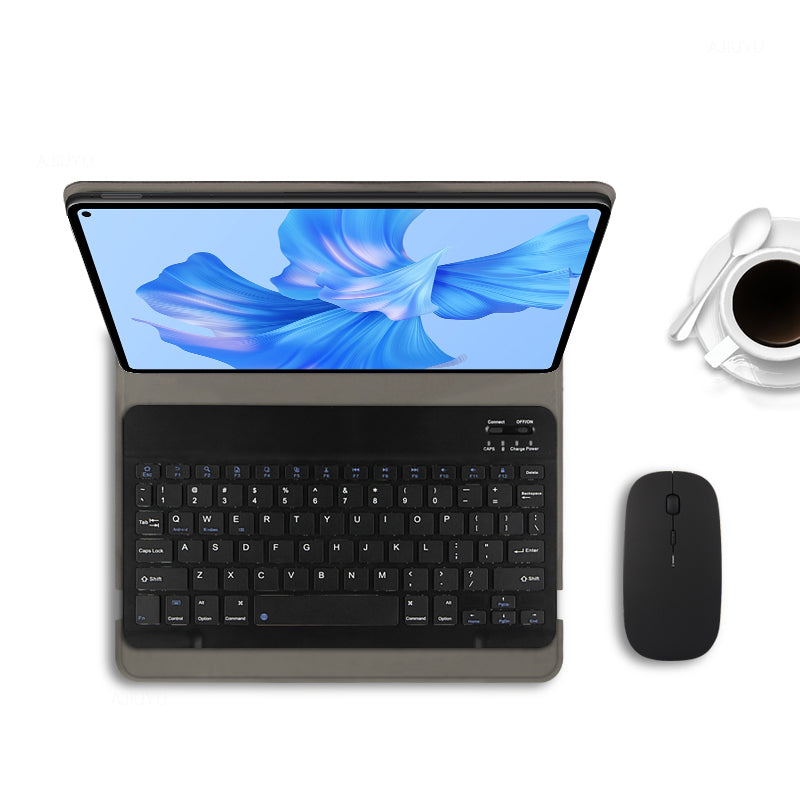 For Huawei MatePad Pro 11 (2022) Removable Bluetooth Keyboard Case PU Leather Protective Cover Anti-Drop Magnetic Keyboard Case