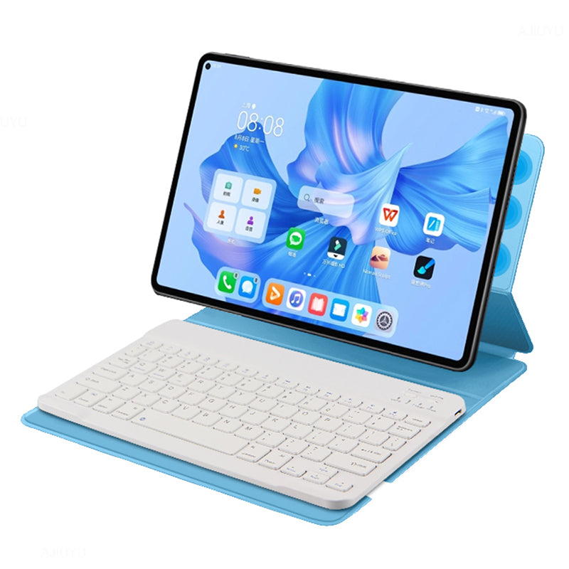 For Huawei MatePad Pro 11 (2022) Removable Bluetooth Keyboard Case PU Leather Protective Cover Anti-Drop Magnetic Keyboard Case