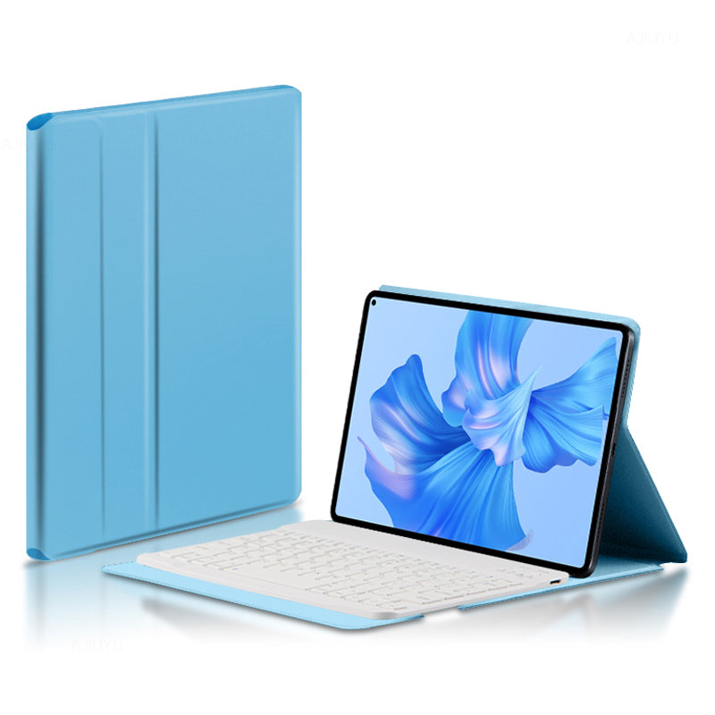 For Huawei MatePad Pro 11 (2022) Removable Bluetooth Keyboard Case PU Leather Protective Cover Anti-Drop Magnetic Keyboard Case