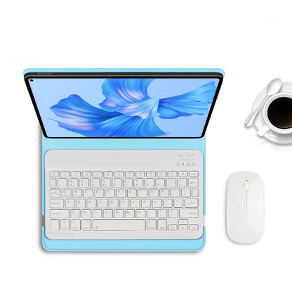 For Huawei MatePad Pro 11 (2022) Removable Bluetooth Keyboard Case PU Leather Protective Cover Anti-Drop Magnetic Keyboard Case