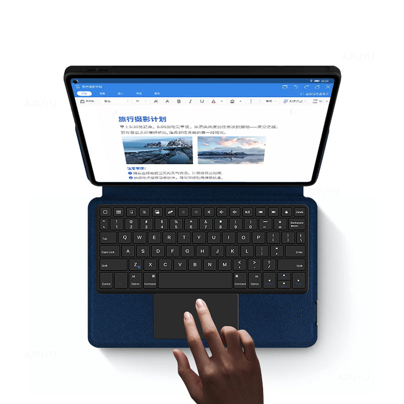 For Huawei MatePad Pro 11 (2022) Integrated Bluetooth Keyboard Case with TouchPad Anti-Drop Tablet Protective Stand Cover