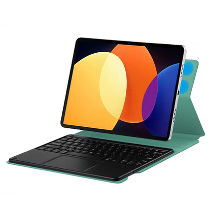 For Xiaomi Pad 5 Pro Magnetic Bluetooth Keyboard + PU Leather Protective Cover Anti-Fall Wireless Keyboard Case