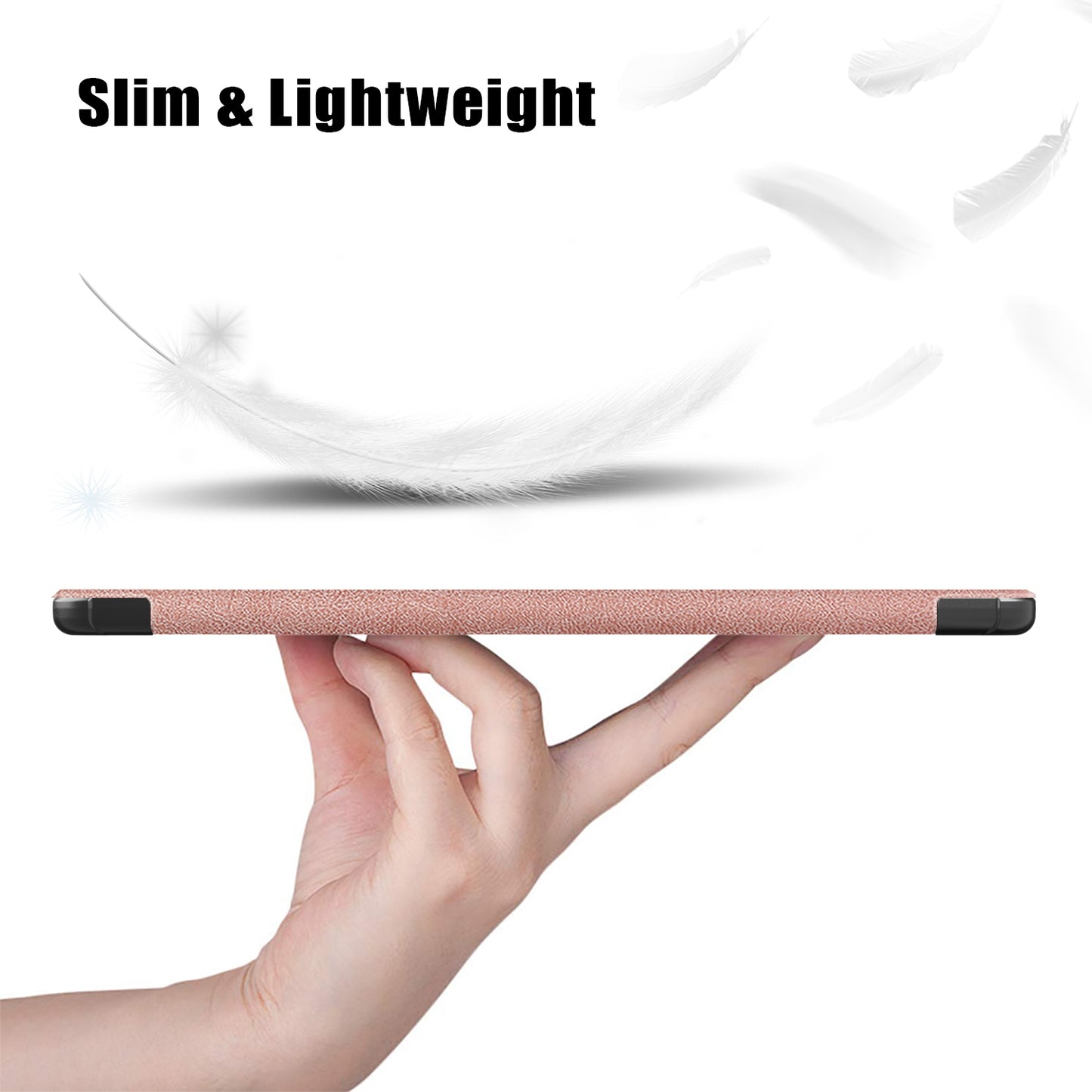 For Huawei MatePad Pro 11 (2022) Protective Case PU Leather Solid Color Folio Flip Cover Tri-fold Stand Tablet Protector with Auto Wake  /  Sleep