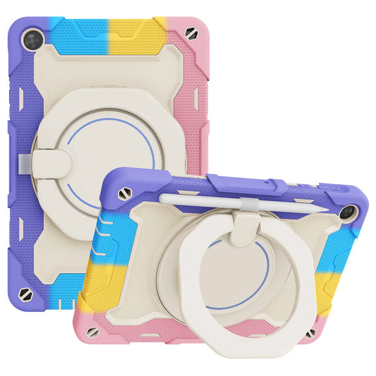 For Huawei MatePad SE / T 10S 10.1 inch / T 10 9.7 inch / Enjoy Tablet 2 / Honor Tab 7 Hard PC Soft Silicone Tablet Case Kickstand Shockproof Cover with Pen Loop