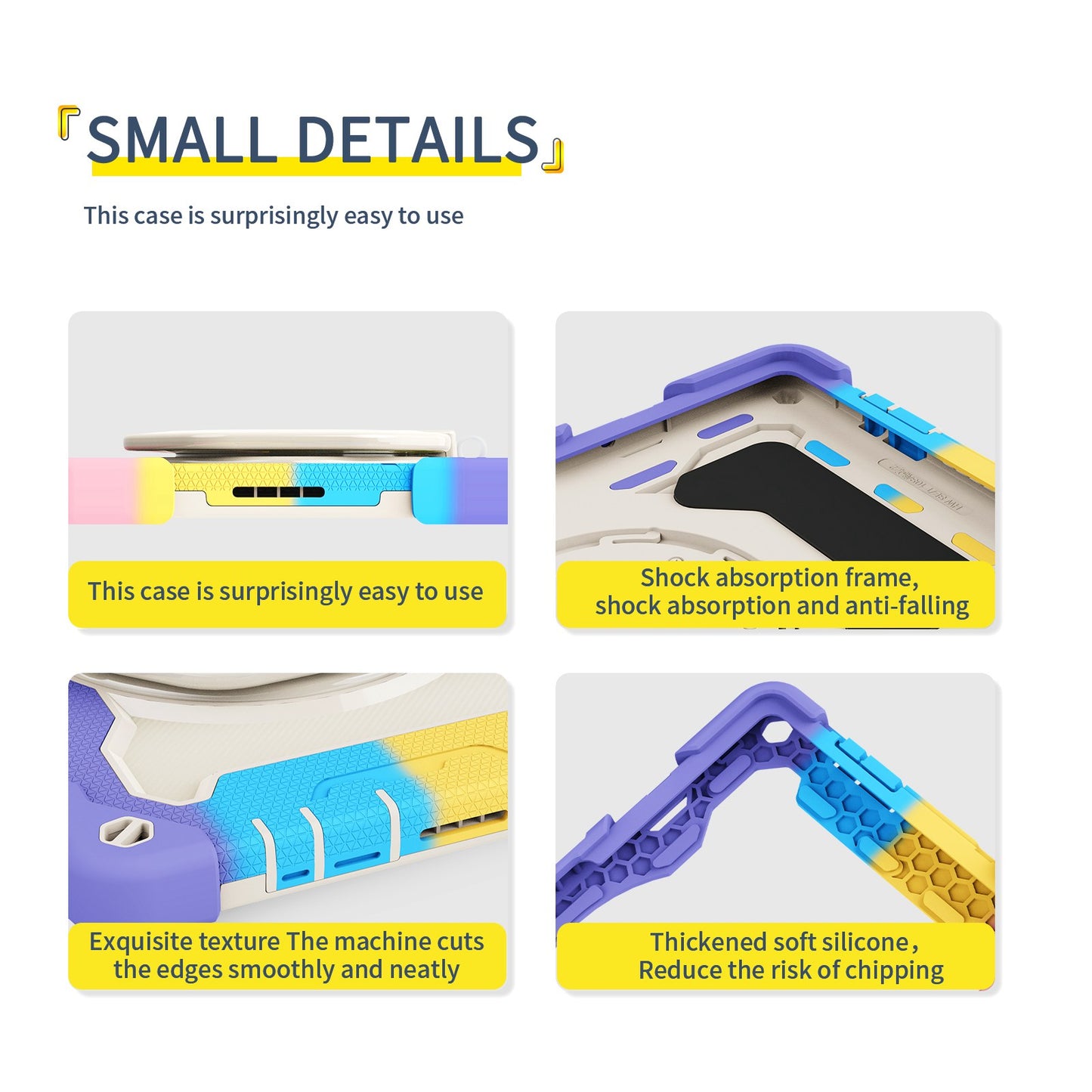 For Huawei MatePad SE / T 10S 10.1 inch / T 10 9.7 inch / Enjoy Tablet 2 / Honor Tab 7 Hard PC Soft Silicone Tablet Case Kickstand Shockproof Cover with Pen Loop