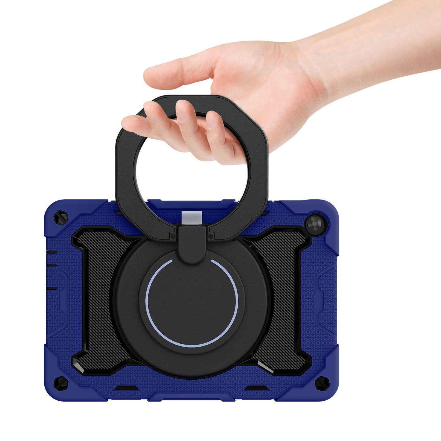 For Huawei MatePad SE / T 10S 10.1 inch / T 10 9.7 inch / Enjoy Tablet 2 / Honor Tab 7 Hard PC Soft Silicone Tablet Case Kickstand Shockproof Cover with Pen Loop