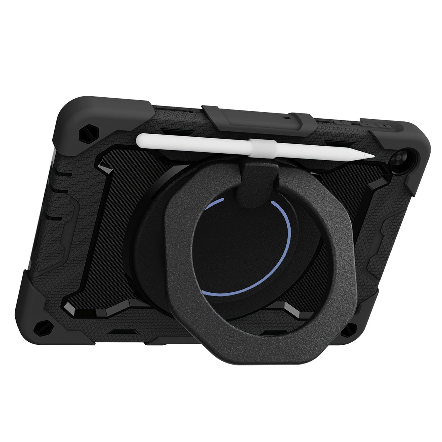 For Huawei MatePad SE / T 10S 10.1 inch / T 10 9.7 inch / Enjoy Tablet 2 / Honor Tab 7 Hard PC Soft Silicone Tablet Case Kickstand Shockproof Cover with Pen Loop
