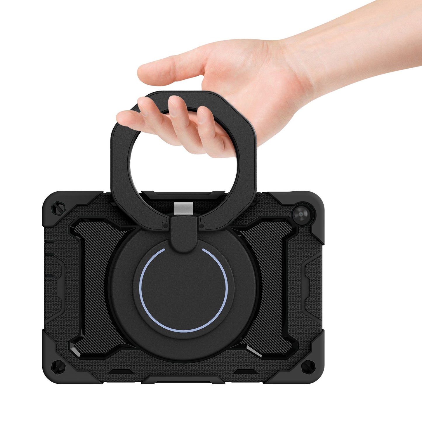 For Huawei MatePad SE / T 10S 10.1 inch / T 10 9.7 inch / Enjoy Tablet 2 / Honor Tab 7 Hard PC Soft Silicone Tablet Case Kickstand Shockproof Cover with Pen Loop