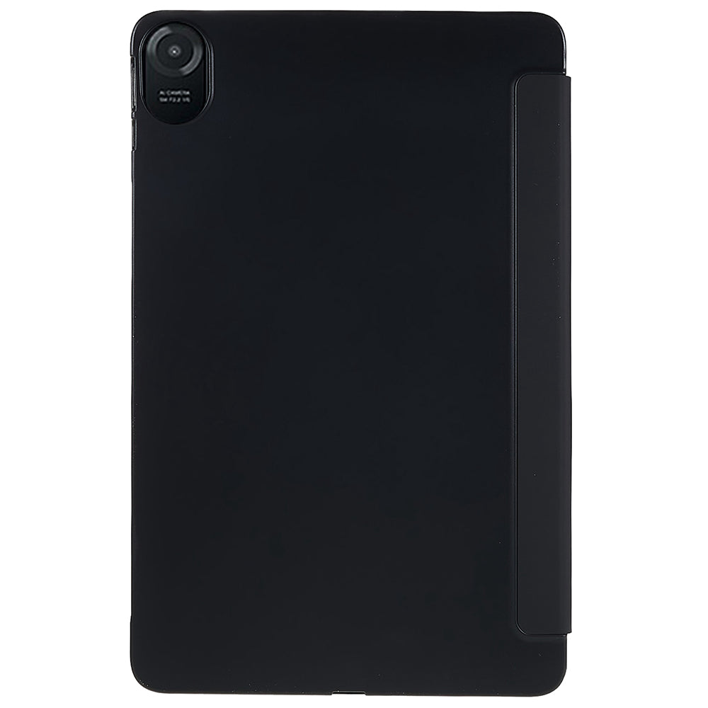 For Honor Pad 8 Protective Case Anti-drop PU Leather Cover with Tri-fold Stand Inner Honeycomb Heat Dissipation TPU Tablet Case