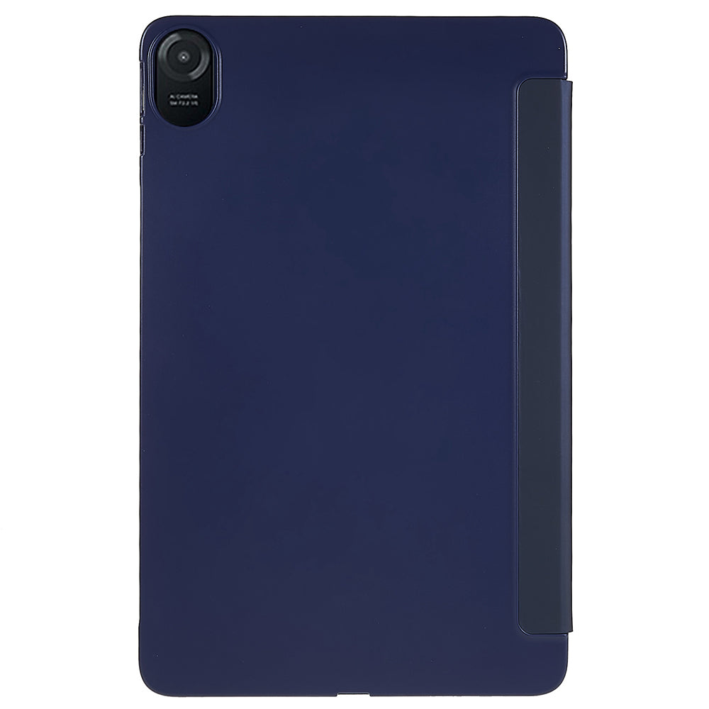 For Honor Pad 8 Protective Case Anti-drop PU Leather Cover with Tri-fold Stand Inner Honeycomb Heat Dissipation TPU Tablet Case
