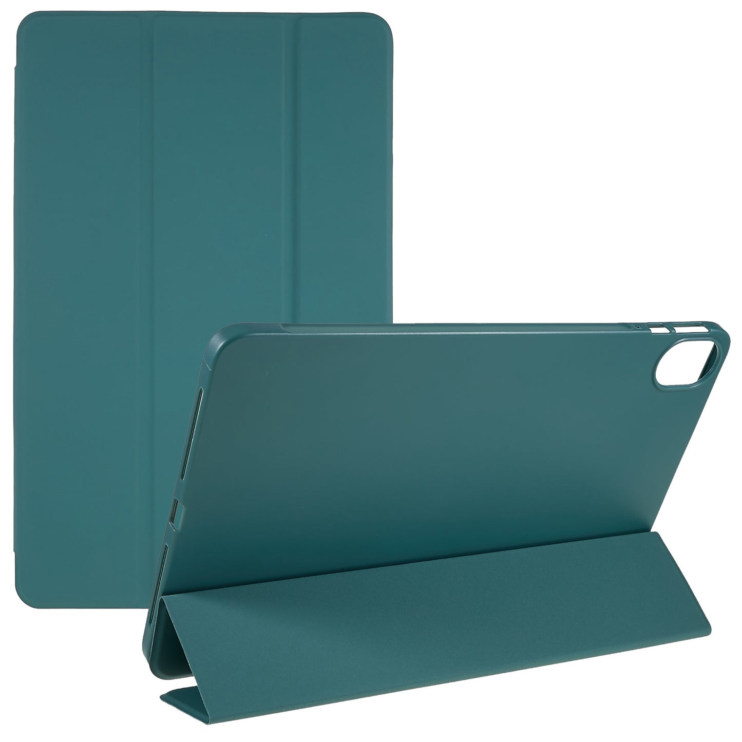 For Honor Pad 8 Protective Case Anti-drop PU Leather Cover with Tri-fold Stand Inner Honeycomb Heat Dissipation TPU Tablet Case