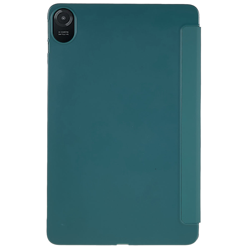 For Honor Pad 8 Protective Case Anti-drop PU Leather Cover with Tri-fold Stand Inner Honeycomb Heat Dissipation TPU Tablet Case