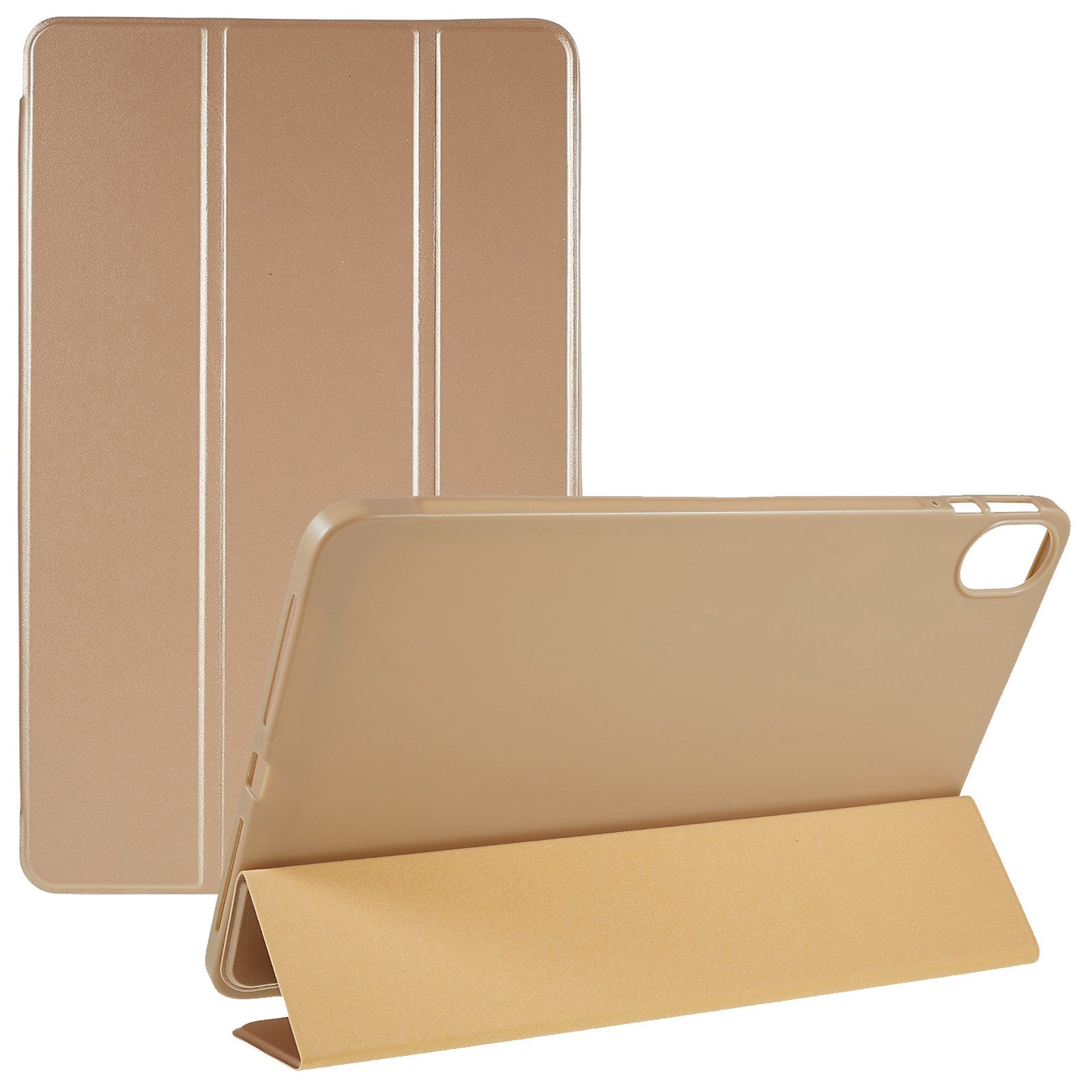 For Honor Pad 8 Protective Case Anti-drop PU Leather Cover with Tri-fold Stand Inner Honeycomb Heat Dissipation TPU Tablet Case