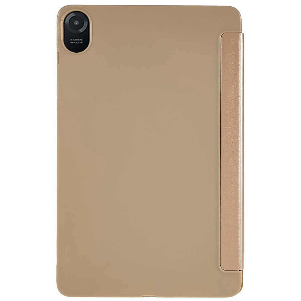 For Honor Pad 8 Protective Case Anti-drop PU Leather Cover with Tri-fold Stand Inner Honeycomb Heat Dissipation TPU Tablet Case