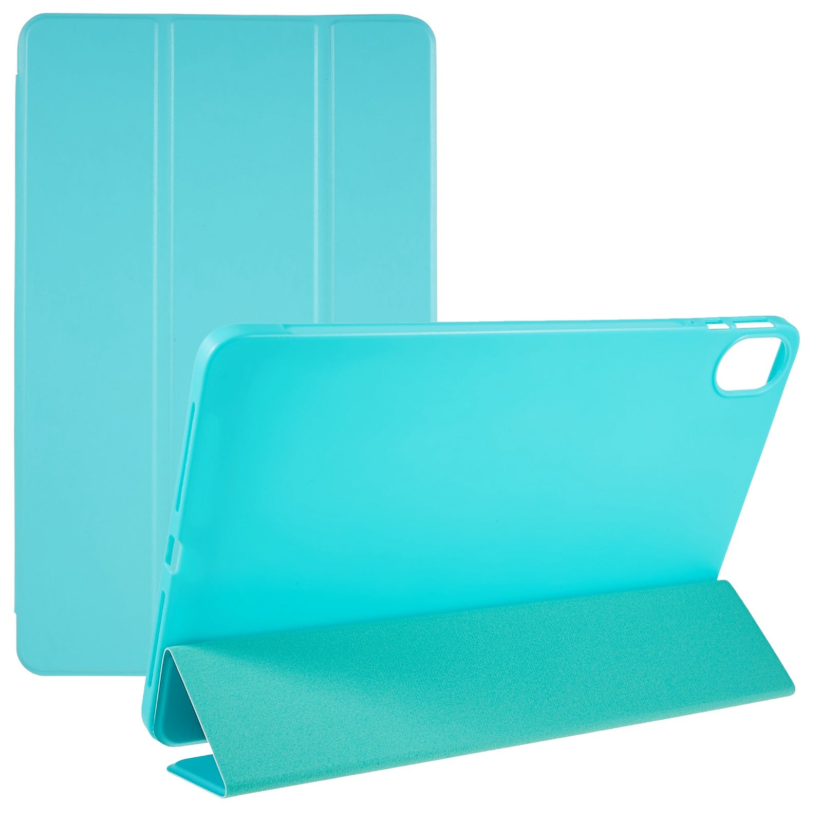 For Honor Pad 8 Protective Case Anti-drop PU Leather Cover with Tri-fold Stand Inner Honeycomb Heat Dissipation TPU Tablet Case