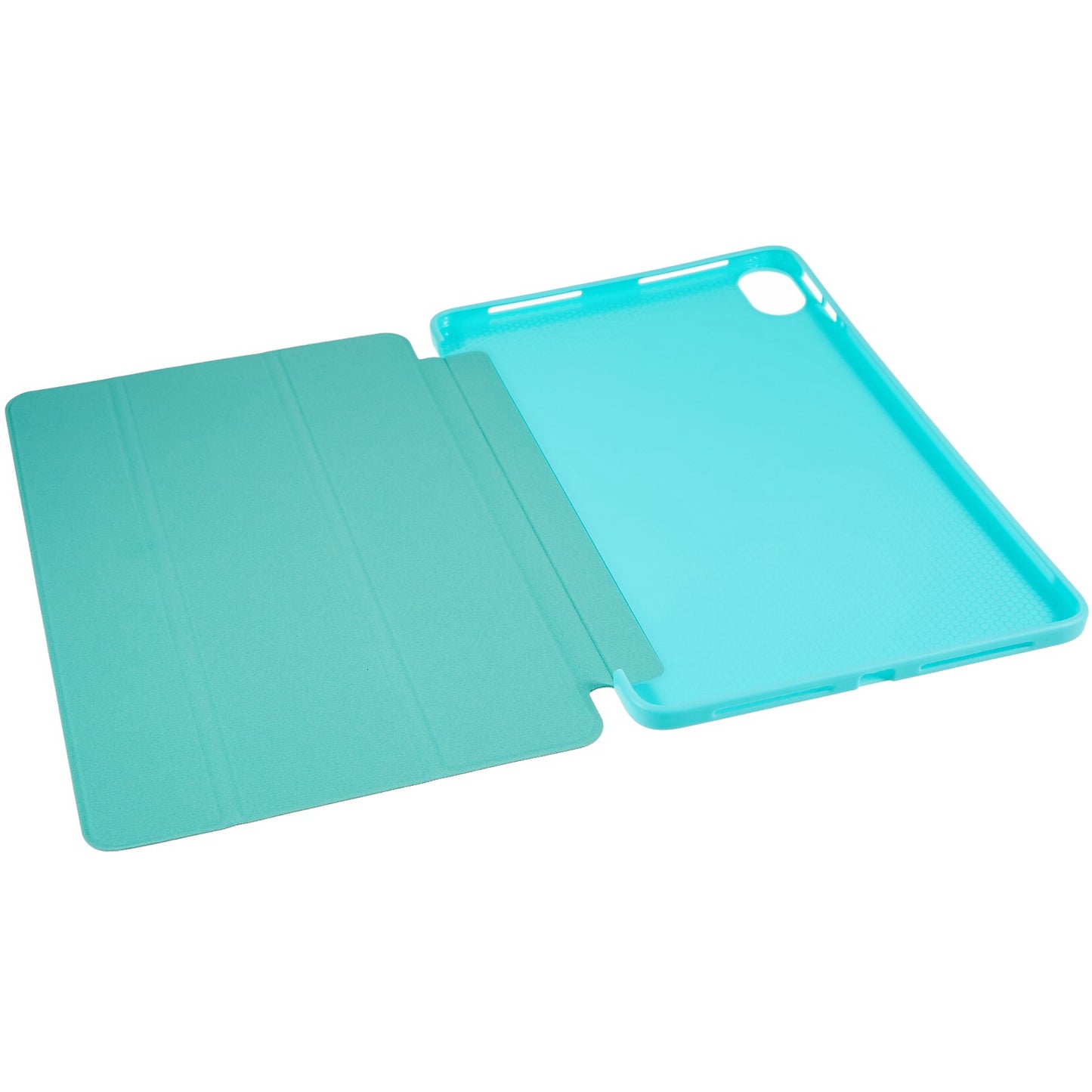 For Honor Pad 8 Protective Case Anti-drop PU Leather Cover with Tri-fold Stand Inner Honeycomb Heat Dissipation TPU Tablet Case