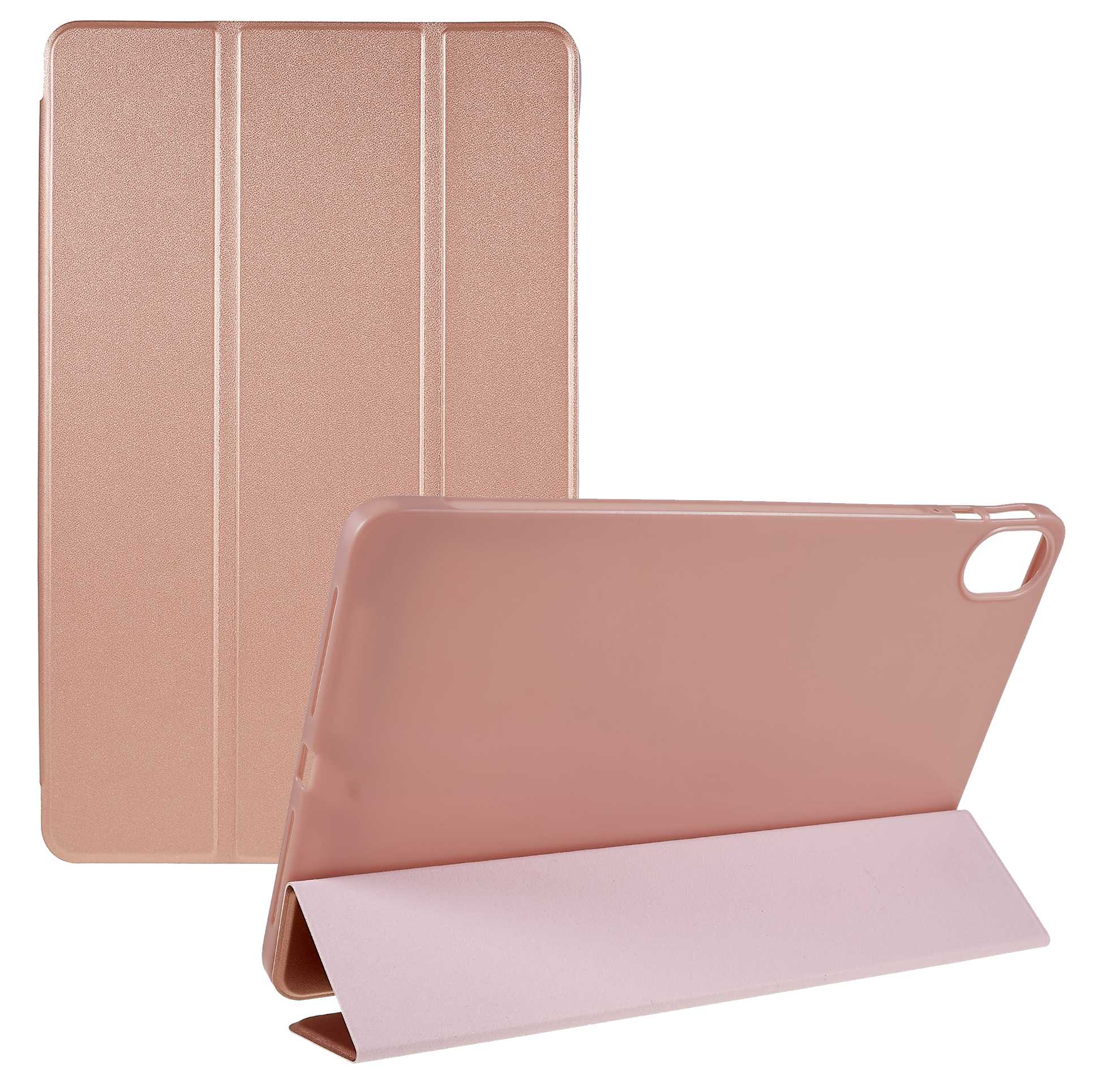 For Honor Pad 8 Protective Case Anti-drop PU Leather Cover with Tri-fold Stand Inner Honeycomb Heat Dissipation TPU Tablet Case