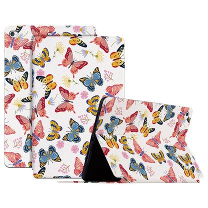 For iPad mini 4 / mini (2019) 7.9 inch Protective Case Butterfly Printed Shockproof Cover Anti-Scratch Tablet Case with Stand