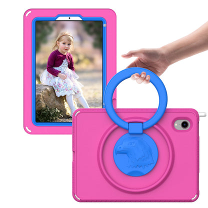 For iPad mini (2021) Portable EVA Case with Shoulder Strap / Waterproof Screen Protector Shockproof Tablet Kickstand Case
