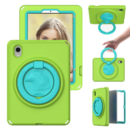 For iPad mini (2021) Portable EVA Case with Shoulder Strap / Waterproof Screen Protector Shockproof Tablet Kickstand Case